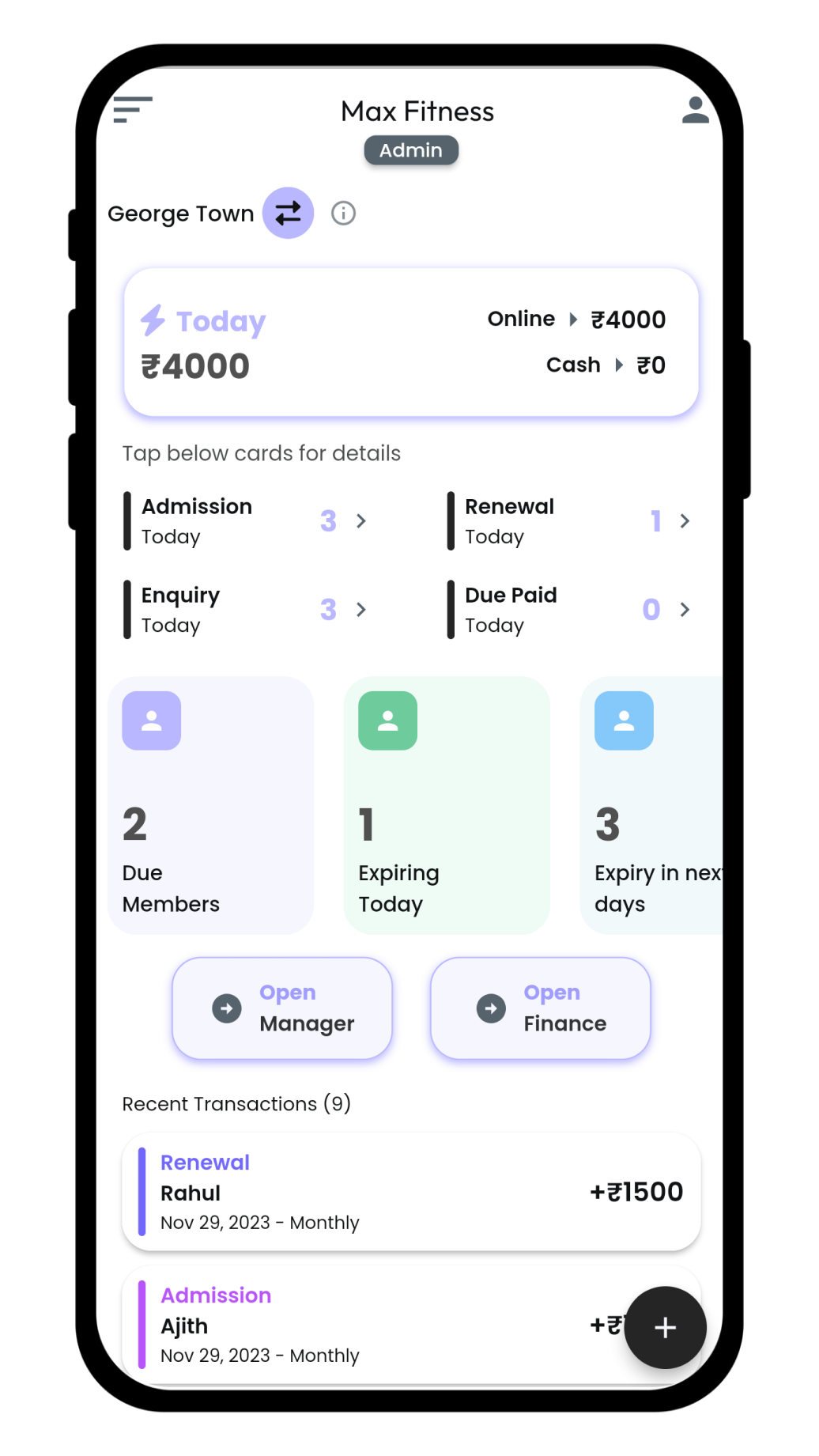 GymOps App Screenshot
